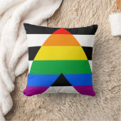 LGBTQ+ アライフラグ クッション (ブランケット)