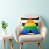 LGBTQ+ アライフラグ クッション (椅子)