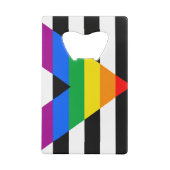 LGBTQ+ アライフラグ クレジットカード栓抜き (裏面)