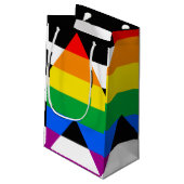 LGBTQ+ アライフラグ スモールペーパーバッグ (裏面アングル)