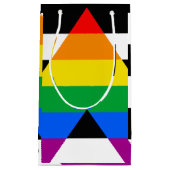 LGBTQ+ アライフラグ スモールペーパーバッグ (正面)