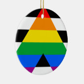 LGBTQ+ アライフラグ セラミックオーナメント (右)