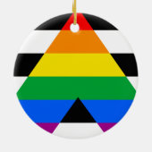 LGBTQ+ アライフラグ セラミックオーナメント (裏面)