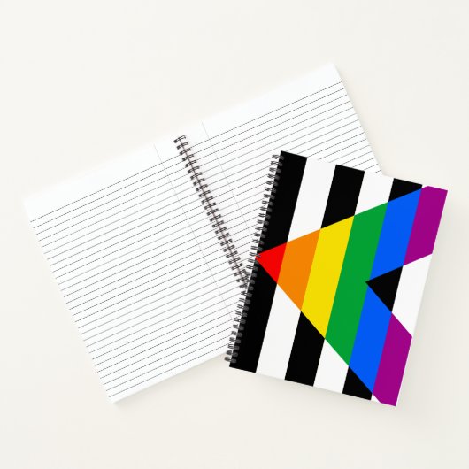LGBTQ+ アライフラグ ノートブック (内部)