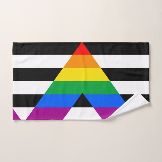 LGBTQ+ アライフラグ ハンドタオル (ハンドタオル)