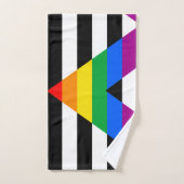 LGBTQ+ アライフラグ ハンドタオル (ハンドタオル)