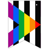 LGBTQ+ アライフラグ バンティングフラッグ (第3の旗)