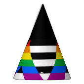 LGBTQ+ アライフラグ パーティーハット (左)