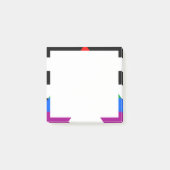 LGBTQ+ アライフラグ ポストイット (正面)