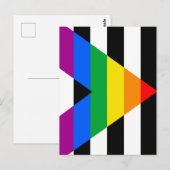 LGBTQ+ アライフラグ ポストカード (正面/裏面)