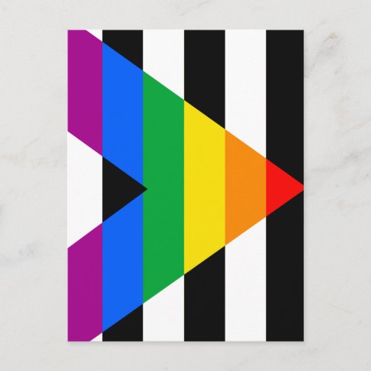 LGBTQ+ アライフラグ ポストカード (正面)