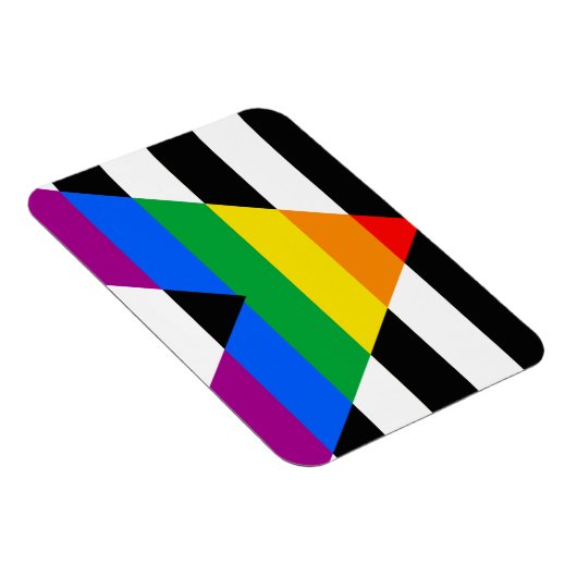 LGBTQ+ アライフラグ マグネット (右側)
