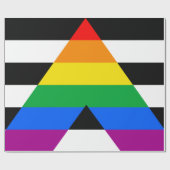 LGBTQ+ アライフラグ ラッピングペーパー (フラット)
