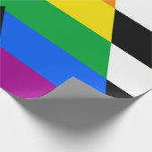 LGBTQ+ アライフラグ ラッピングペーパー (角)