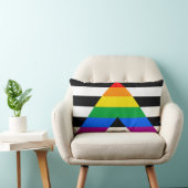 LGBTQ+ アライフラグ ランバークッション (椅子)