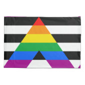 LGBTQ+ アライフラグ 枕カバー (裏面-左)