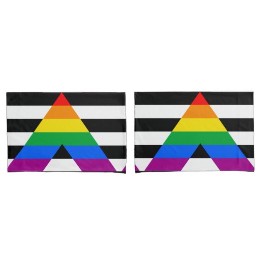 LGBTQ+ アライフラグ 枕カバー (フロントセット)