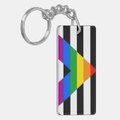 LGBTQ+ アライ フラッグ キーホルダー (正面左)