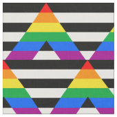 LGBTQ+ アライ フラッグ ファブリック (クローズアップ)