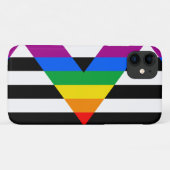 LGBTQ+ アライ フラッグ Case-Mate iPhoneケース (裏面(横))