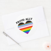 LGBTQ+アリー誇りを持ったズ ラウンドシール (封筒)