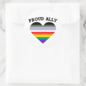 LGBTQ+アリー誇りを持ったズ ラウンドシール (バッグ)