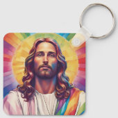 LGBTQ+イエスゲイプライド，レインボーイエス キーホルダー (裏面)