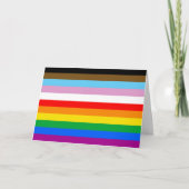 LGBTQ+インクルーシブプライド国旗 シーズンカード (正面)