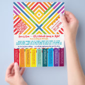 LGBTQ+ ウェディングプランナー フライヤー (手)