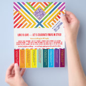 LGBTQ+ ウェディングプランナー フライヤー (手)