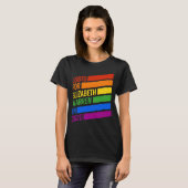 LGBTQ エリザベス・ウォーレンのために Tシャツ (正面フル)