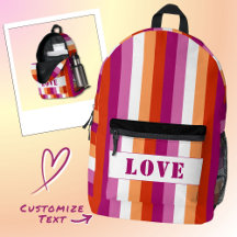 LGBTQ+ オーダーメイド レズビアン フラグ ストライプ プライド -