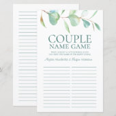 LGBTQ カップル ネーム ゲーム ユーカリ (正面/裏面)