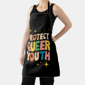 LGBTQ クィアの若者を守ろう トランスジェンダーの子供たちを守ろう エプロン (インサイチュ)