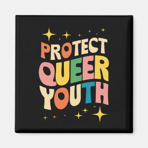 LGBTQ クィアの若者を守ろう トランスジェンダーの子供たちを守ろう マグネット
