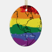 LGBTQ+グローバルフラグ セラミックオーナメント (右)