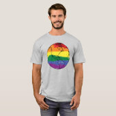 LGBTQ+グローバルフラグ Tシャツ (正面フル)