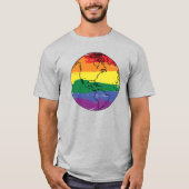 LGBTQ+グローバルフラグ Tシャツ (正面)