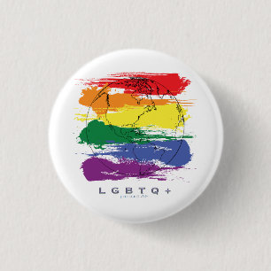 LGBTQ+グローバル誇りを持ったAF 缶バッジ