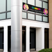 LGBTQ+ゲイプライドパレードとイベントバナー 横断幕 (ビルの外側)