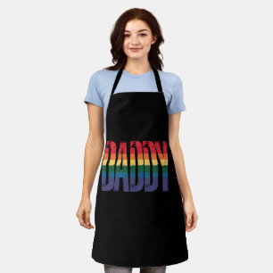 LGBTQ+ ゲイ プライド マンス 父の日 レインボー エプロン