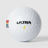 LGBTQ+ ゲイ プライド マンス 父の日 レインボー ゴルフボール (ロゴ)