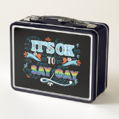 LGBTQ |ゲイ |プライド |レインボー メタルランチボックス (裏面)