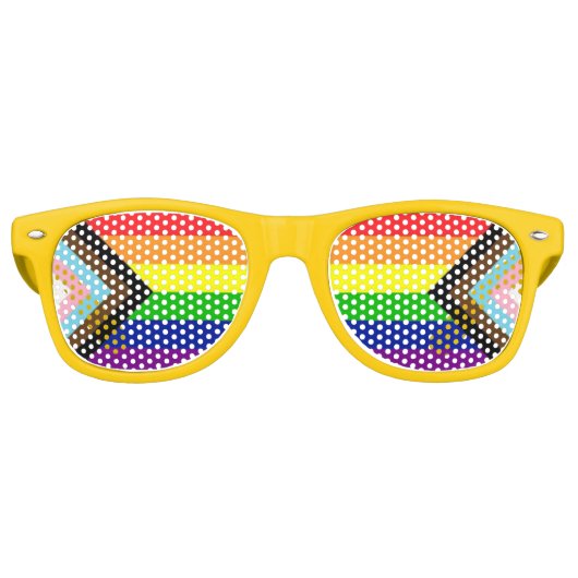 LGBTQ+ ゲイ プログレス プライド クラシック サングラス (正面)