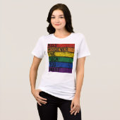 LGBTQ ゲイ レズビアン プライドマンス Tシャツ 誰でもキス (正面全面)