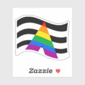 LGBTQ サポーター ステッカー シール (シート)