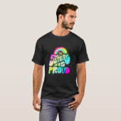 Lgbtq+サポート未来はプライド2 Tシャツ (正面フル)