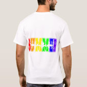 LGBTQ サマーバイブス | レインボープライド Tシャツ (裏面)
