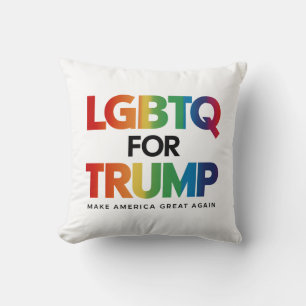 LGBTQ トランプ支持 ゲイ レズビアン トランプ支持 2024 クッション