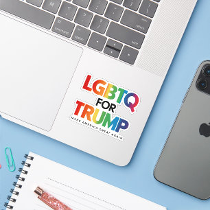 LGBTQ トランプ支持 ゲイ レズビアン トランプ支持 2024 シール